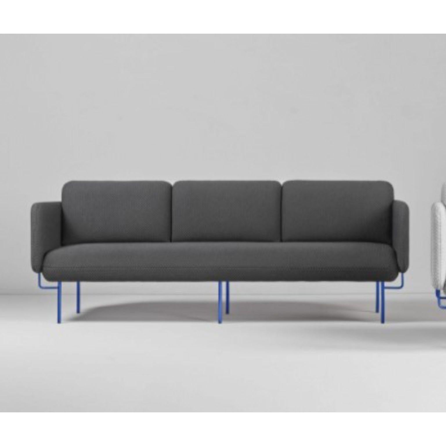 Post-Modern Gray Alce Sofa, Maxi by Chris Hardy