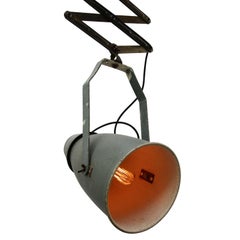 Gray Aluminum Shade Vintage Industrial Iron Scissor Spot Lights