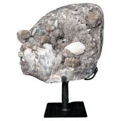 Gray Amethyst Druzy Formation