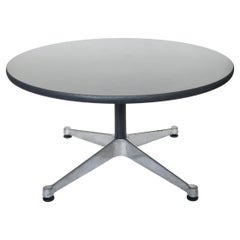 Gray and Black Aluminum Group Coffee Table by Eames for Herman Miller