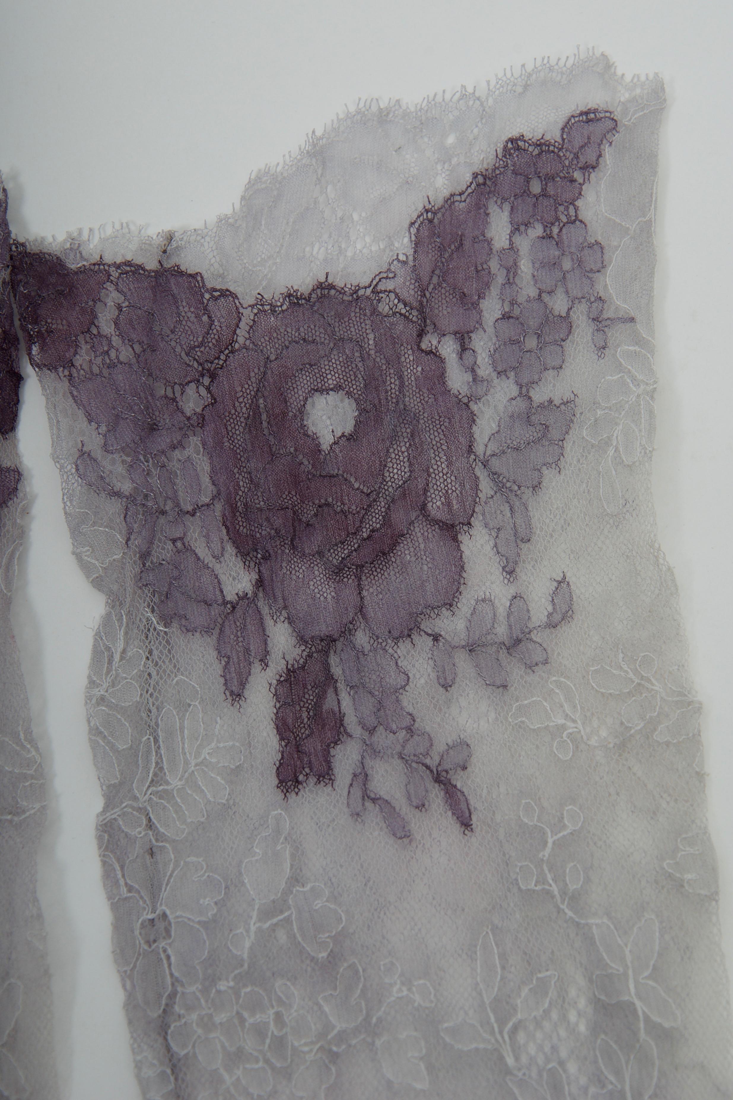 purple lace gloves