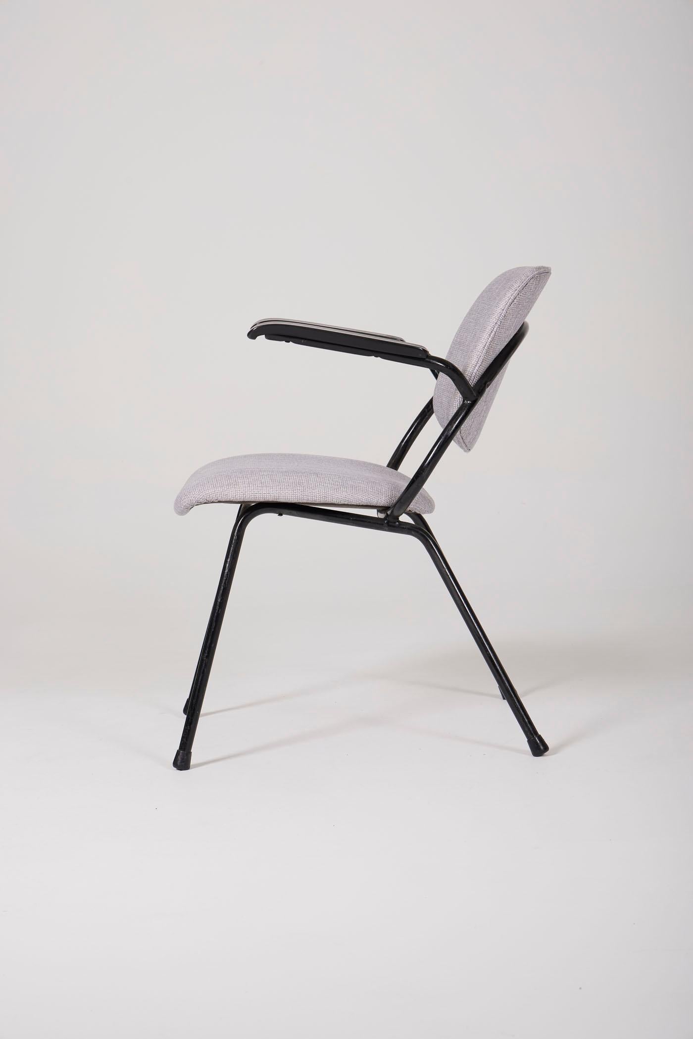 20th Century Gray armchair from the 60s For Sale