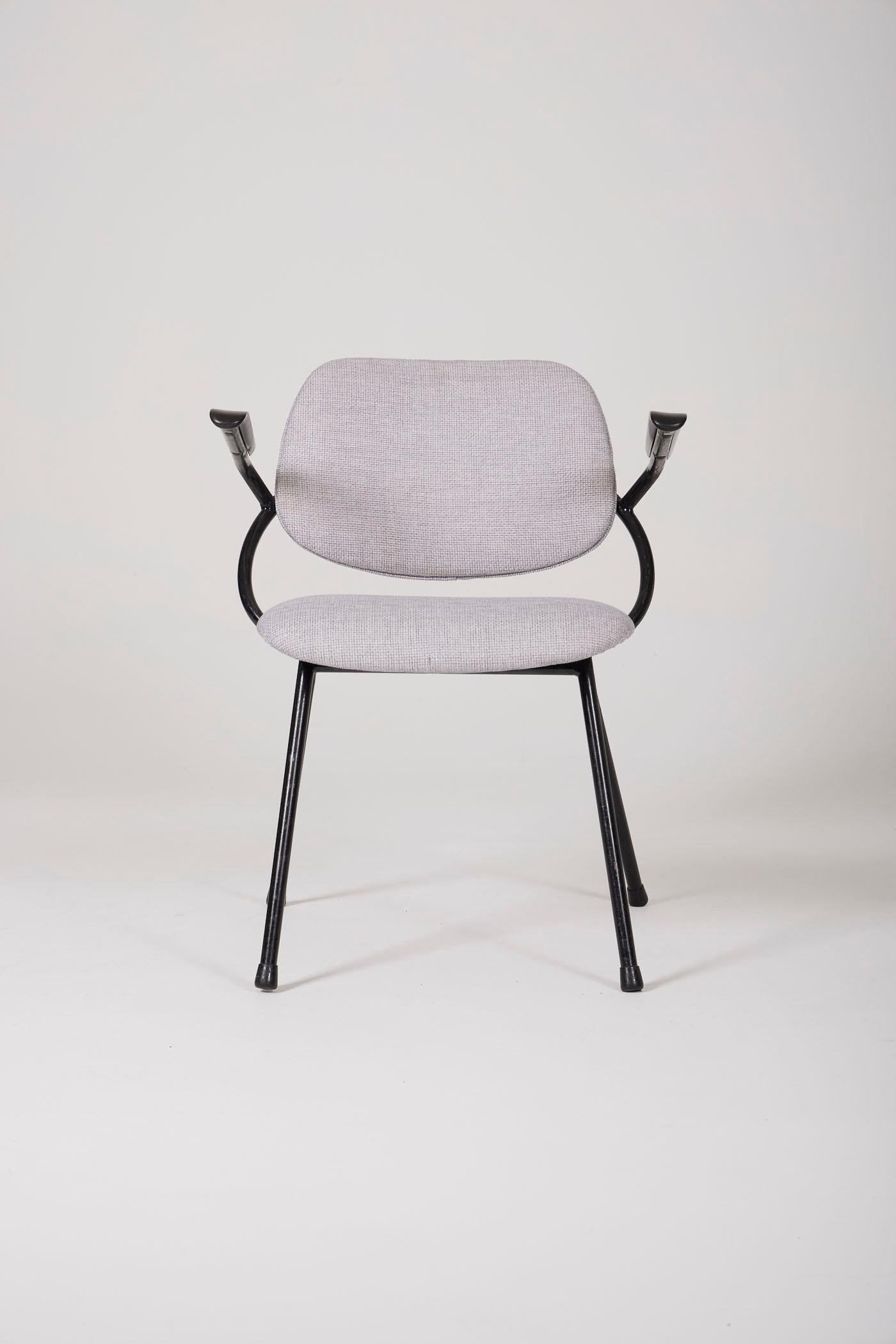 Gray armchair from the 60s For Sale 4