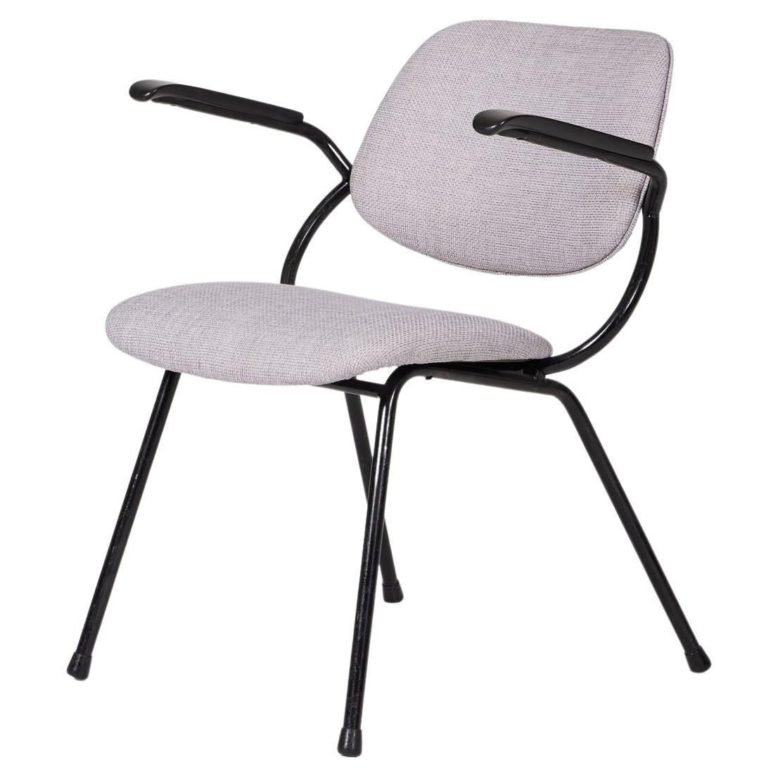Grauer Sessel aus den 60er Jahren