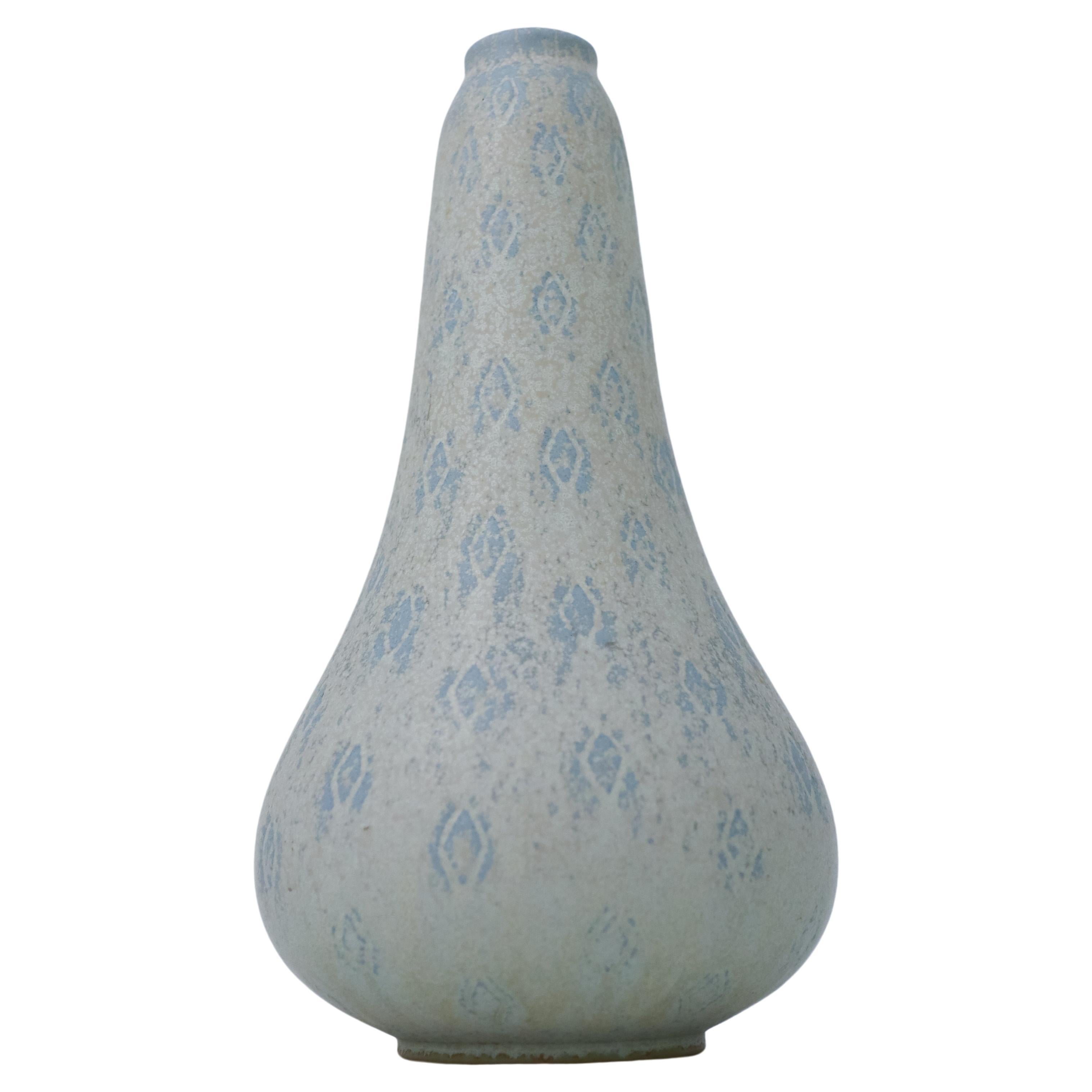 Vase gris et bleu, Gunnar Nylund, Rörstrand, Scandinavian Midcentury Vintage