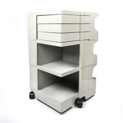 Gray Boby Cart by Joe Colombo for Bieffeplast
