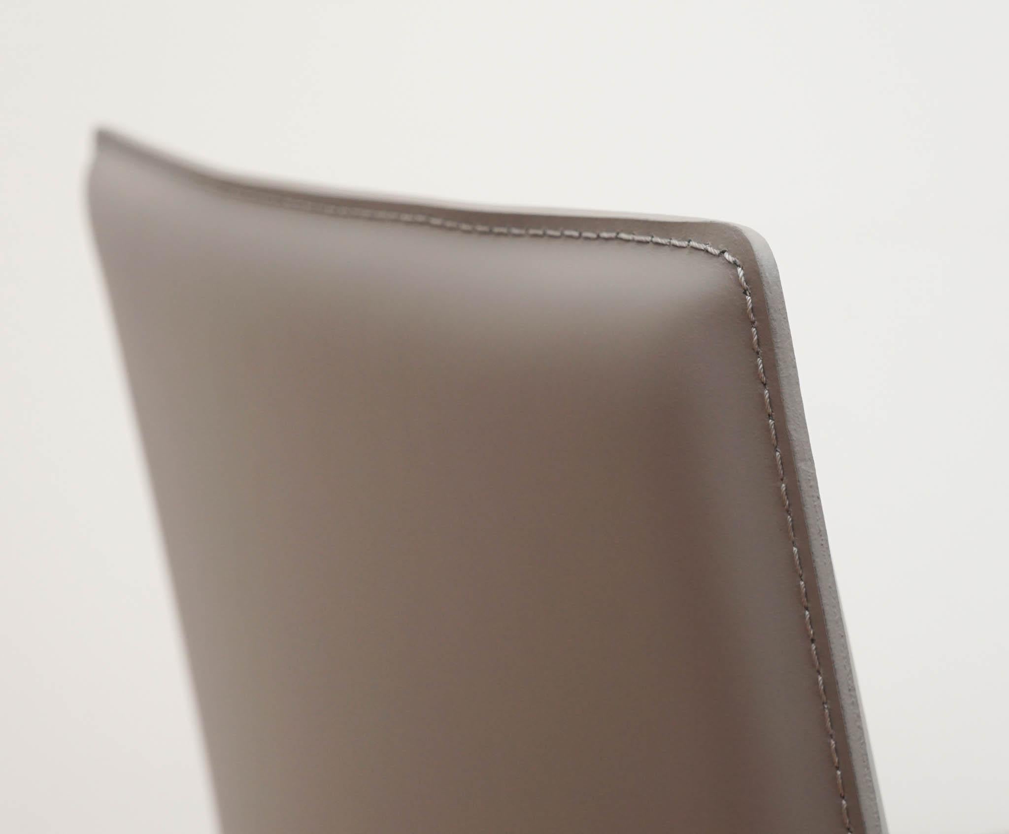 Hand-Crafted Gray Bottega Counter Stool For Sale