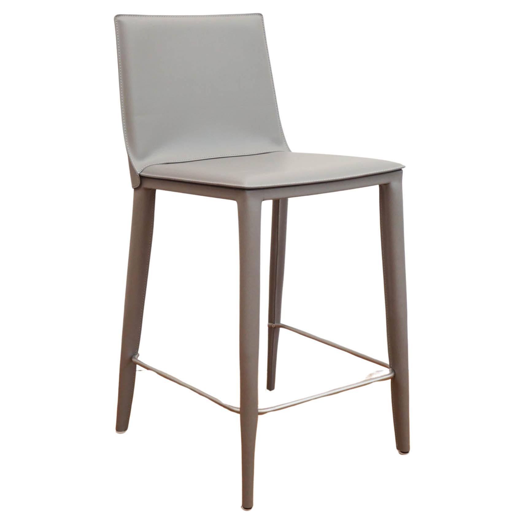 Gray Bottega Counter Stool For Sale