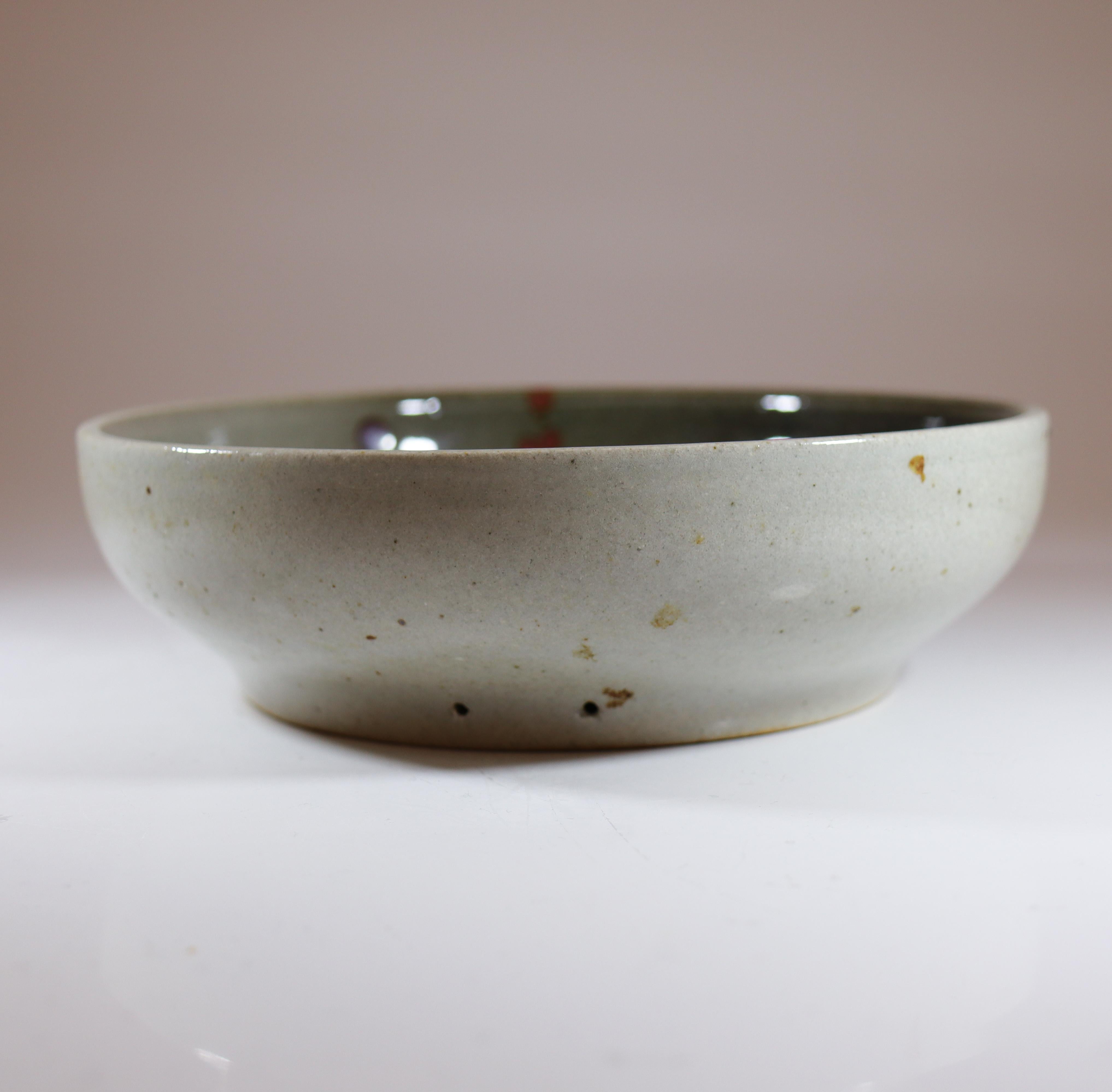 Ceramic Gray & Brown Vase - Claes Thell, Höganäs Sweden - Late 20th Century Design For Sale