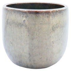 Gray Ceramic Pot, Carl-Harry Stålhane, Rörstrand, 1961 - Mid century Vintage