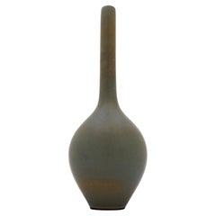 Gray Ceramic Vase, Berndt Friberg, Gustavsberg 1956, Mid Century Vintage