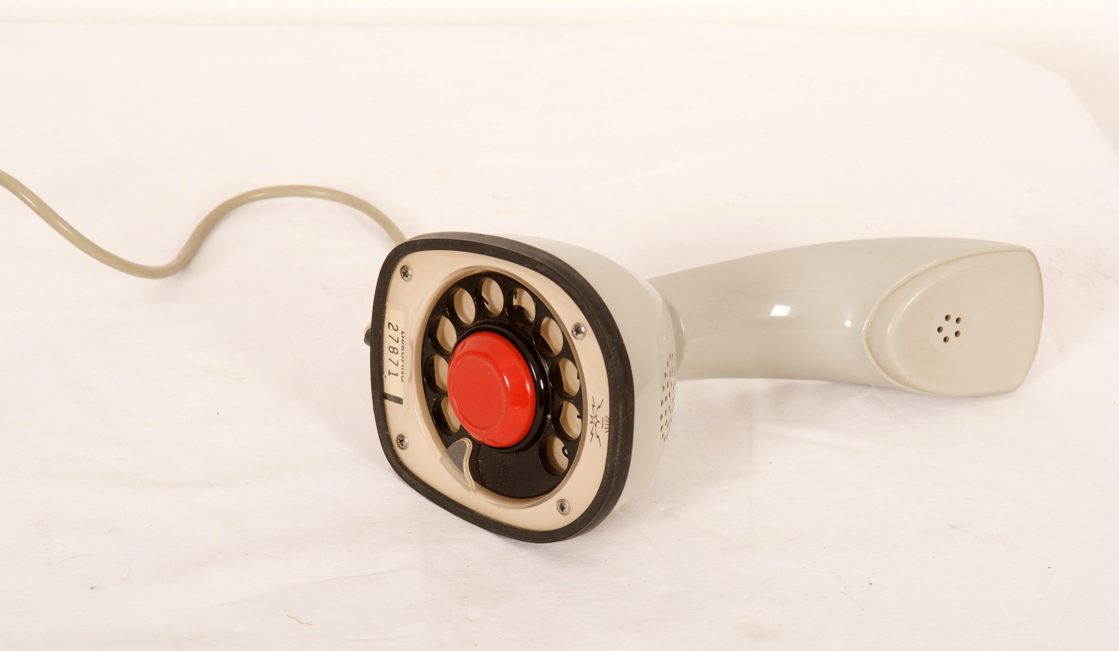 Swedish Gray Cobra Table Phone, Ericofon by LM Ericsson For Sale