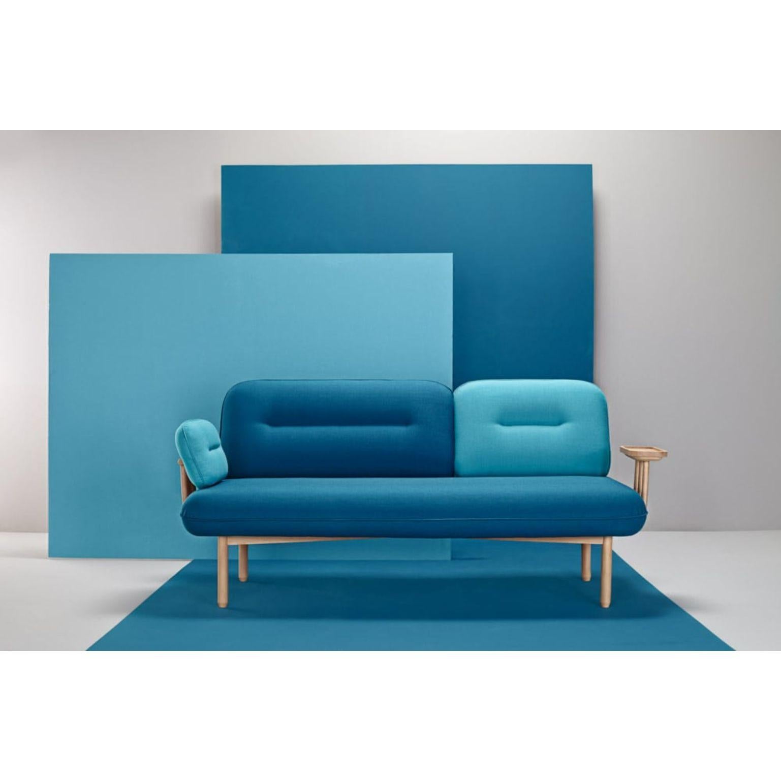 Contemporary Gray Cosmo Sofa by La Selva