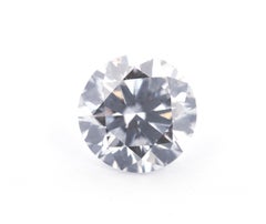 Gray Diamond - 0.72ct Natural Loose Fancy Faint Gray Blue Tone GIA Round SI2