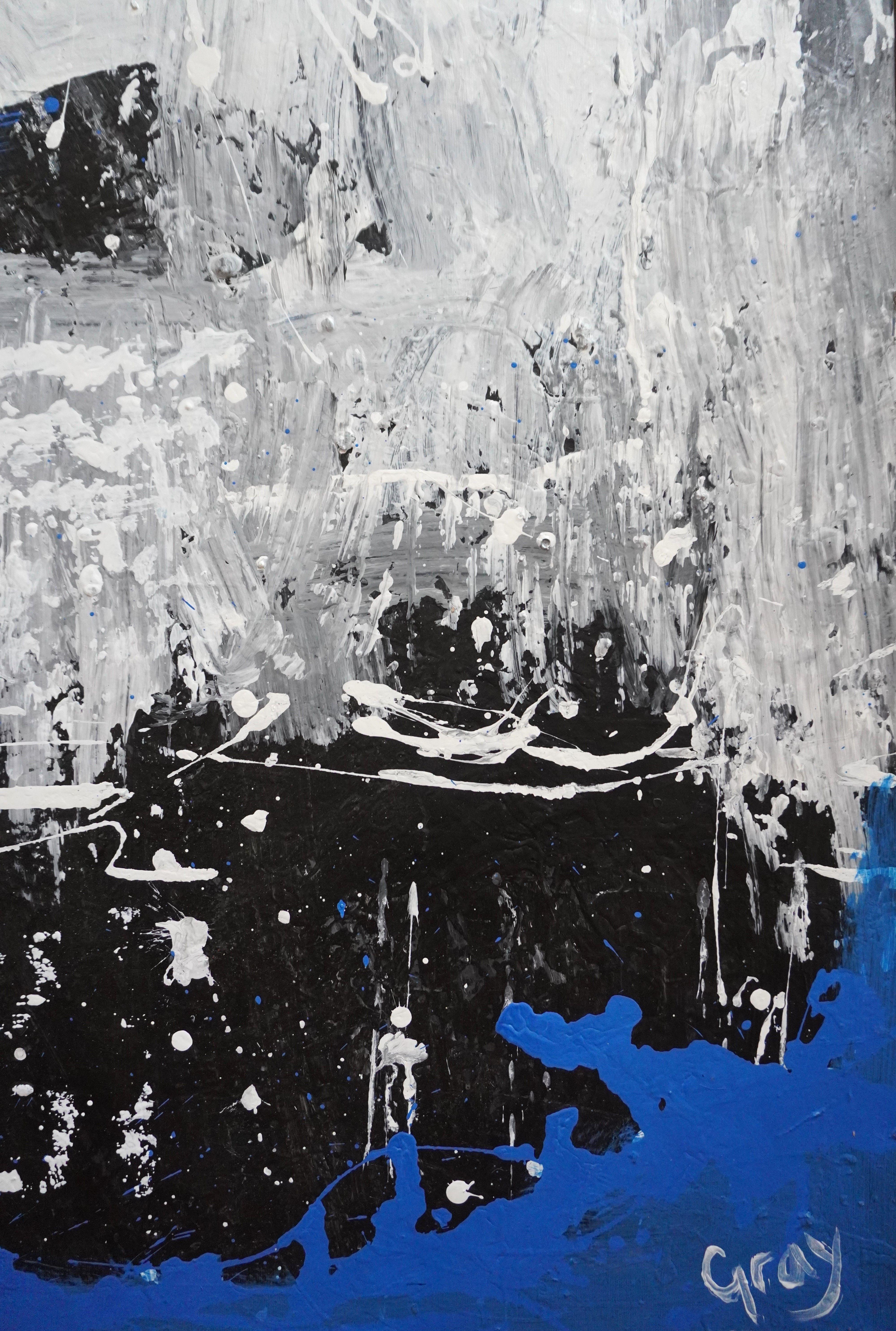 December Reflections, Painting, Acrylic on Canvas For Sale 2