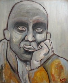 Mr Clown Man, Painting, Oil on Canvas