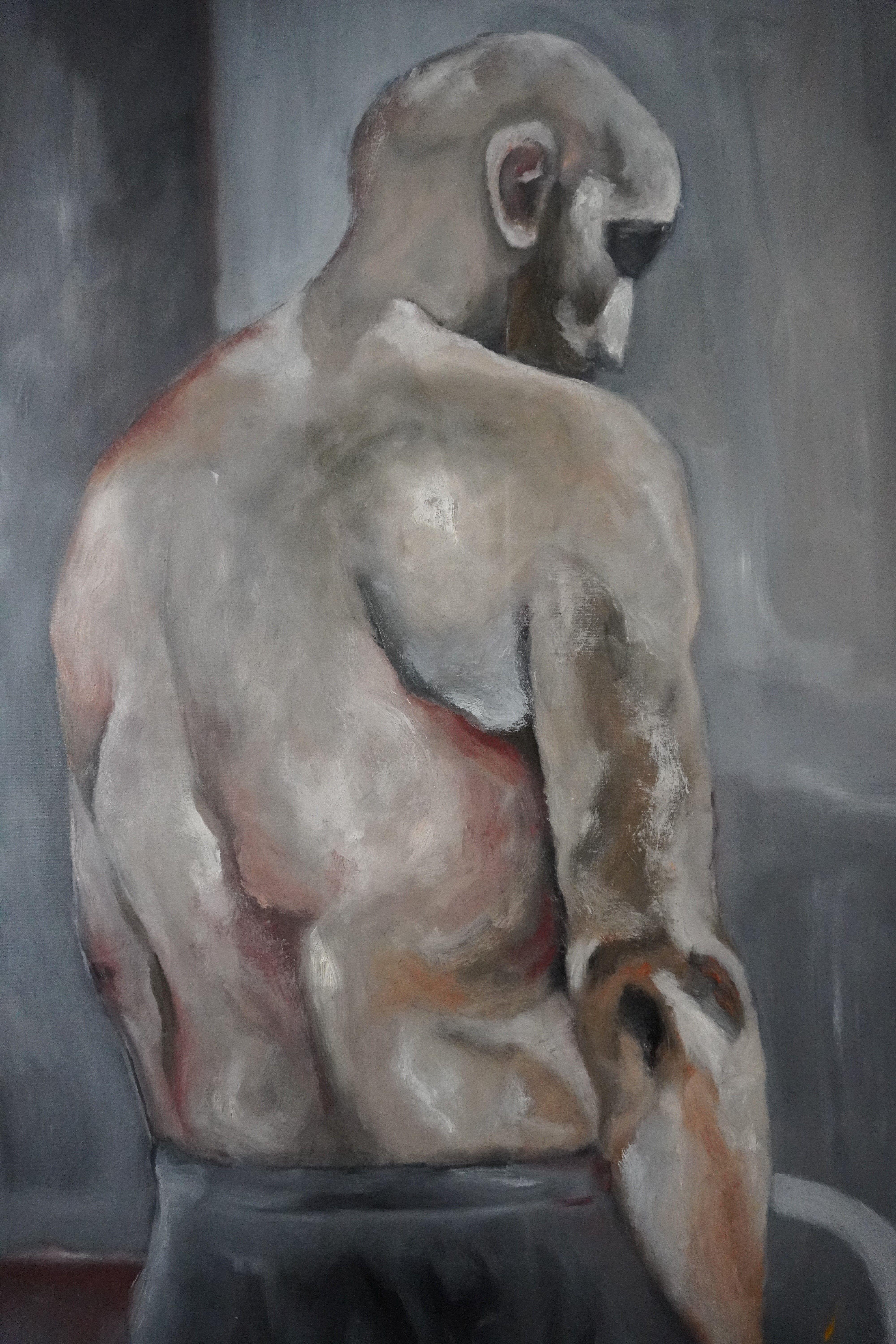 Stand Alone, Peinture, Huile sur toile - Contemporain Painting par Gray Fairweather