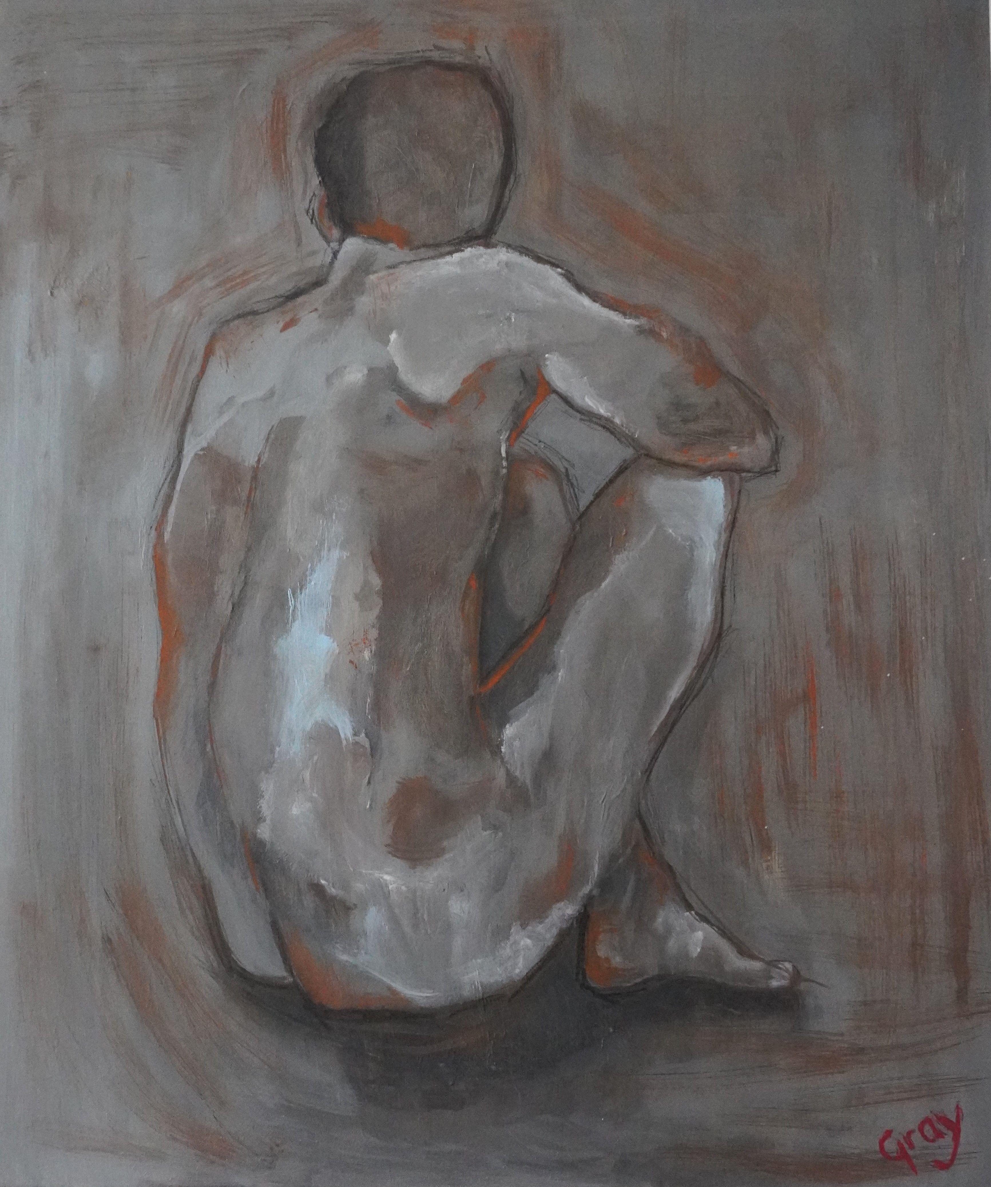 TThe Silence of Man, Painting, Oil on Canvas