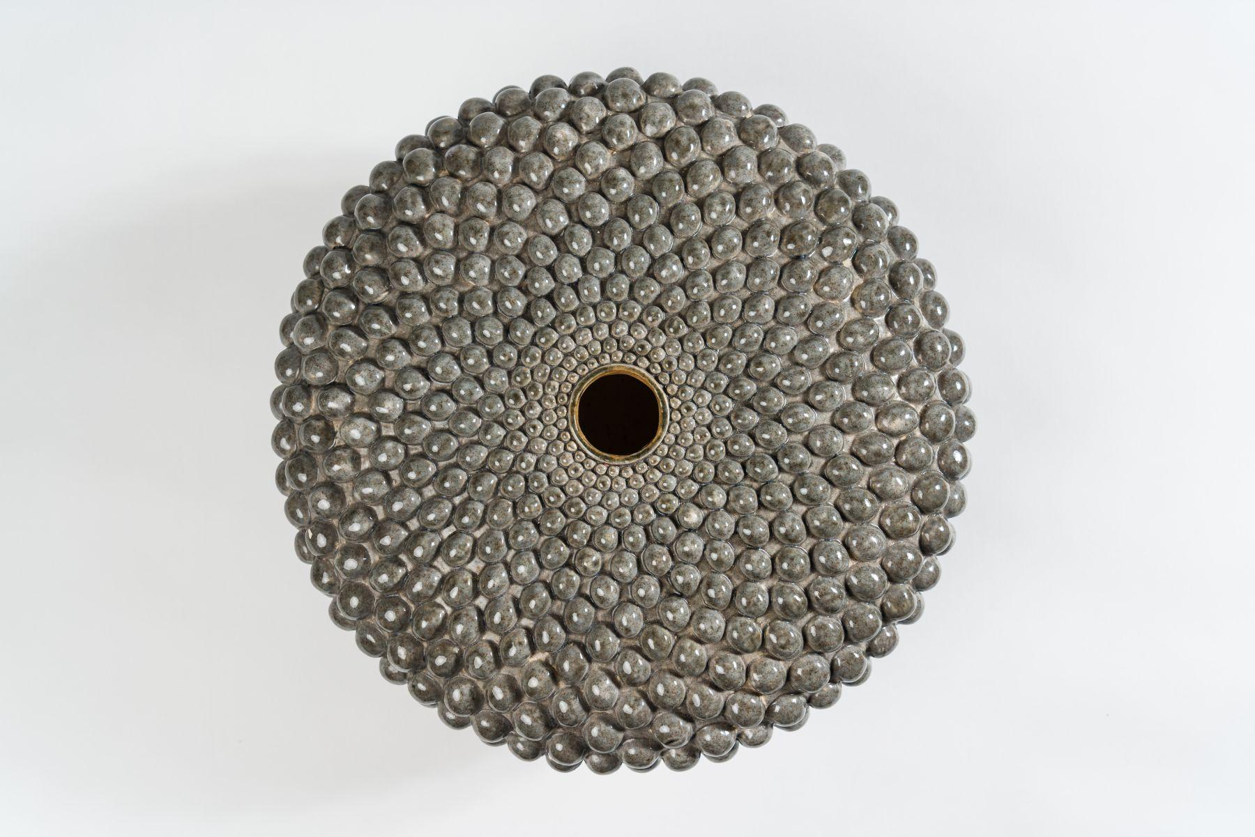 Moderno Vaso Fibonacci grigio, 2019 in vendita