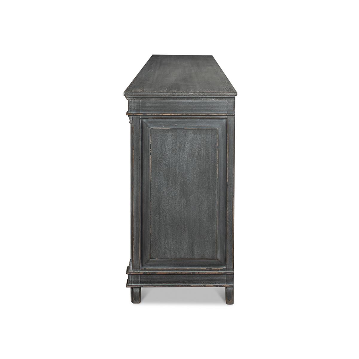 Gray French Directoire Buffet For Sale 1