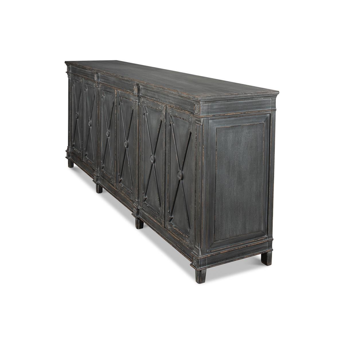 Gray French Directoire Buffet For Sale 2