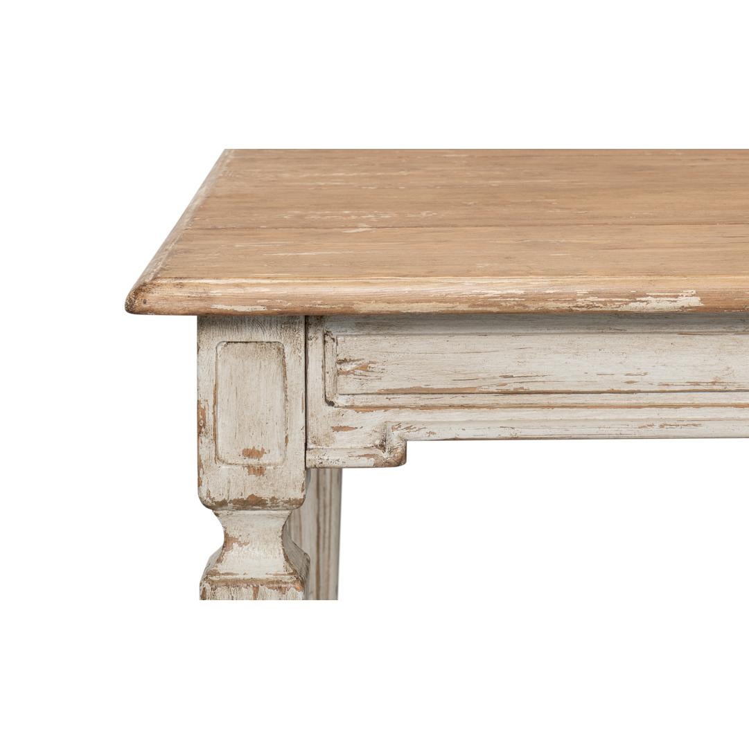 XXIe siècle et contemporain Table de salle à manger provinciale française grise en vente