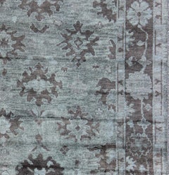 Alfombra contemporánea Oushak de Keivan Woven Arts, Lana anudada a mano, India