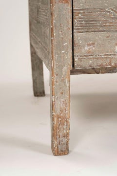 Gray-Green Painted Gustavian Sofa