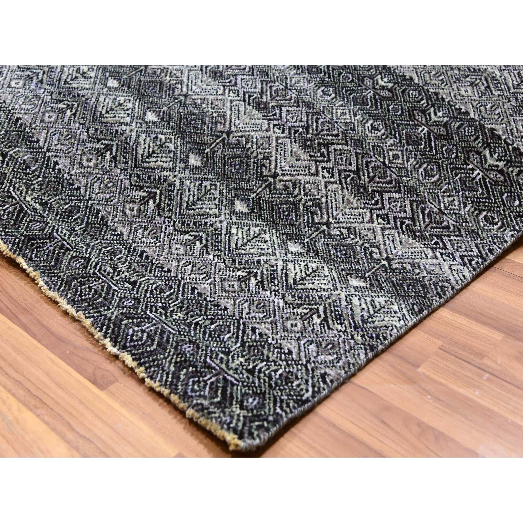 Tappeto orientale quadrato in lana grigio annodato a mano Kohinoor Herat 12' x 12' In condizioni Nuovo in vendita a Carlstadt, NJ