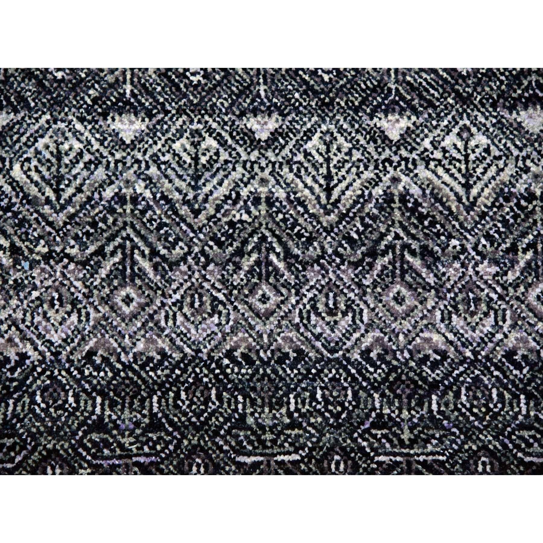 Lana Tappeto orientale quadrato in lana grigio annodato a mano Kohinoor Herat 12' x 12' in vendita