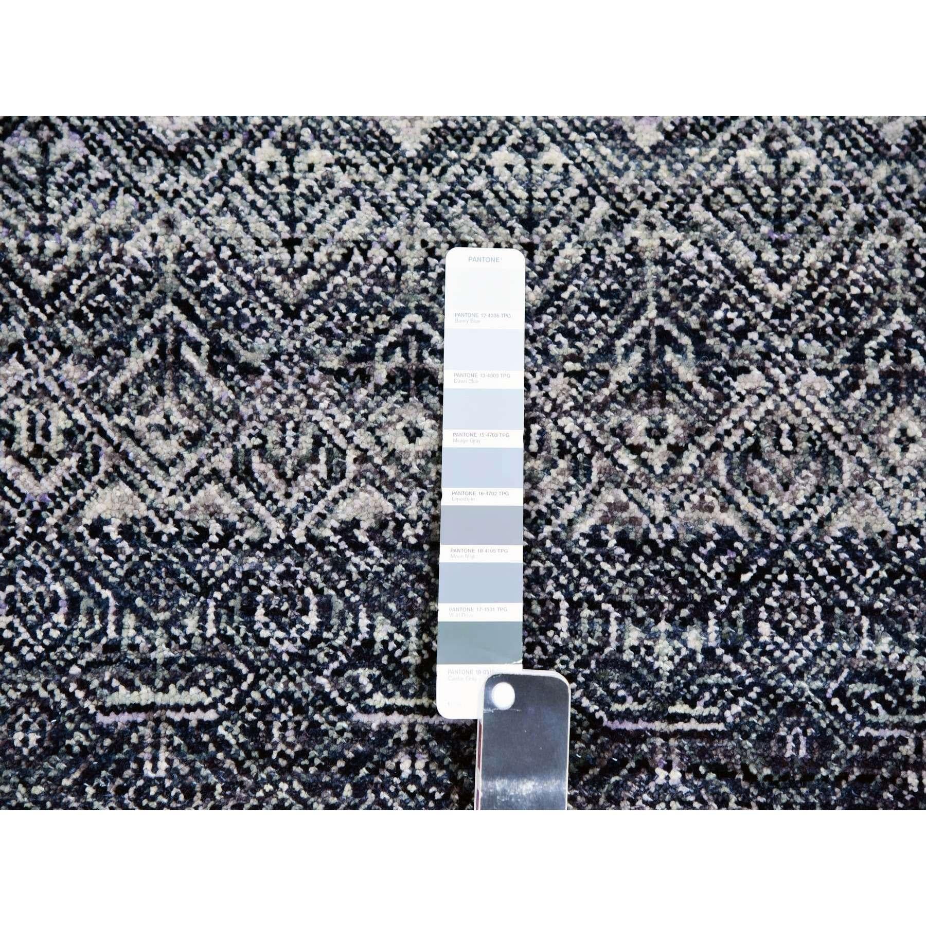 Laine Tapis oriental noué à la main gris Kohinoor Herat motif géométrique en vente