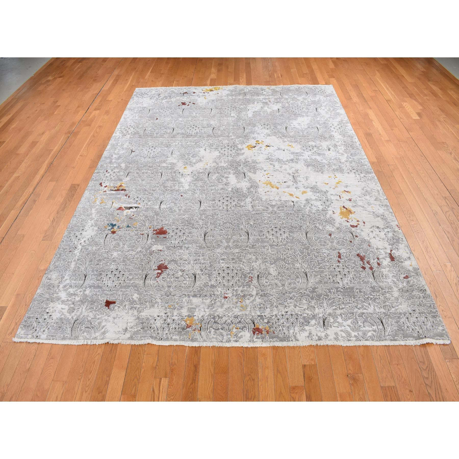 Ce fabuleux tapis noué à la main a été créé et conçu pour une résistance et une durabilité accrues. Ce tapis a été fabriqué à la main pendant des semaines selon la méthode traditionnelle qui est utilisée pour faire des
Taille exacte du tapis en
