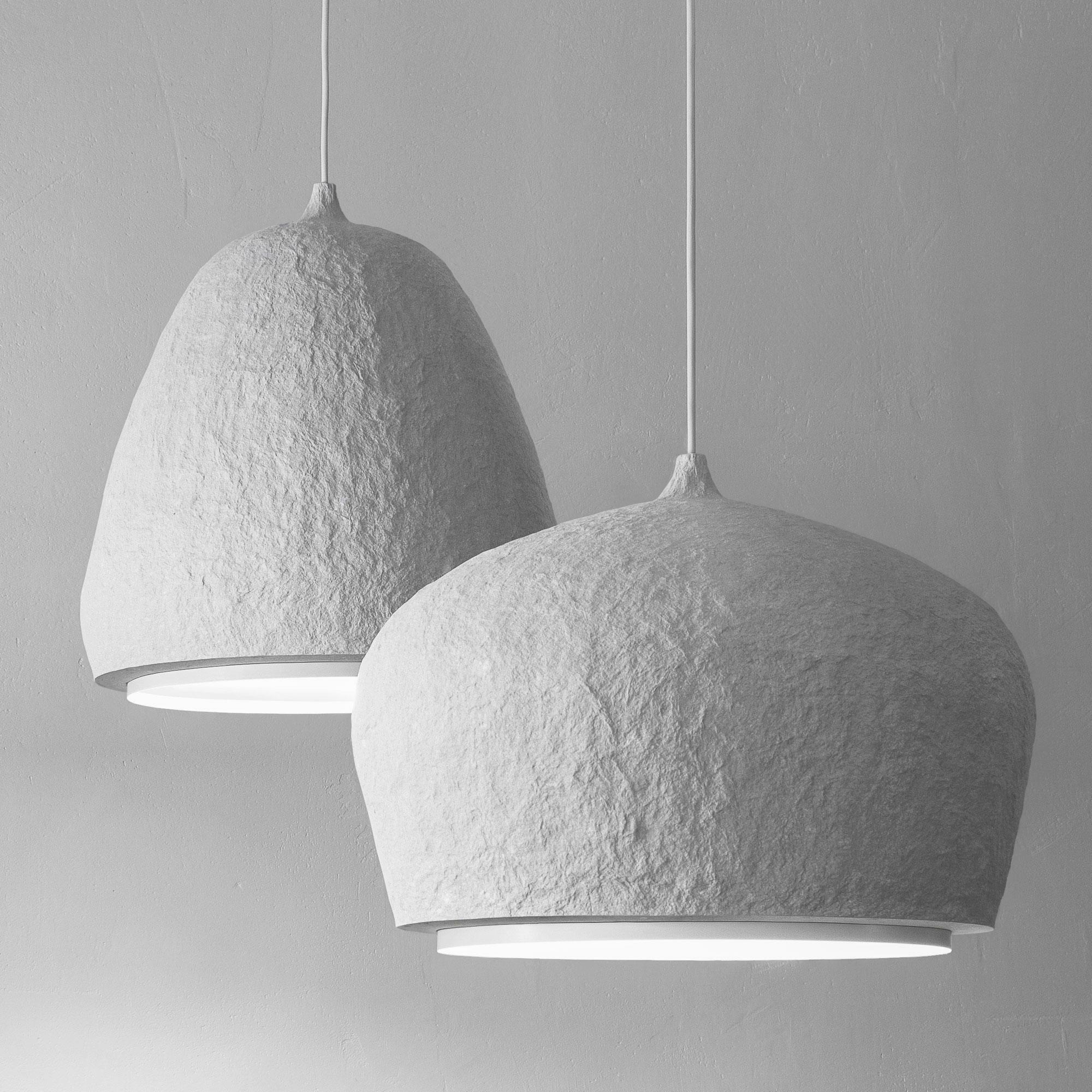 Gray Industrial Pendant Lamp, Minimalist Lighting by Donatas Žukauskas In Stock In New Condition For Sale In Rudamina, LT