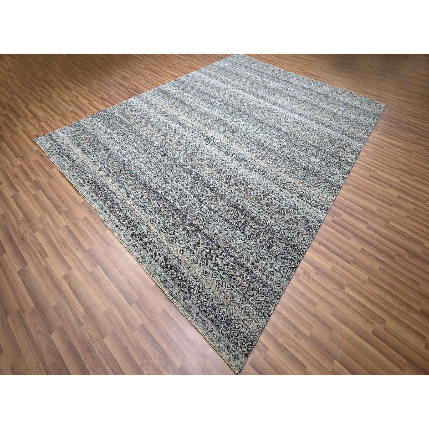 Moderne Tapis Kohinoor Herat à motif répétitif noué à la main 9'1