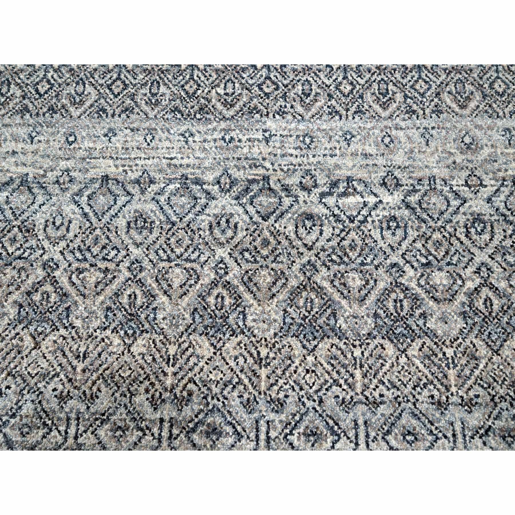 Laine Tapis Kohinoor Herat à motif répétitif noué à la main 9'1
