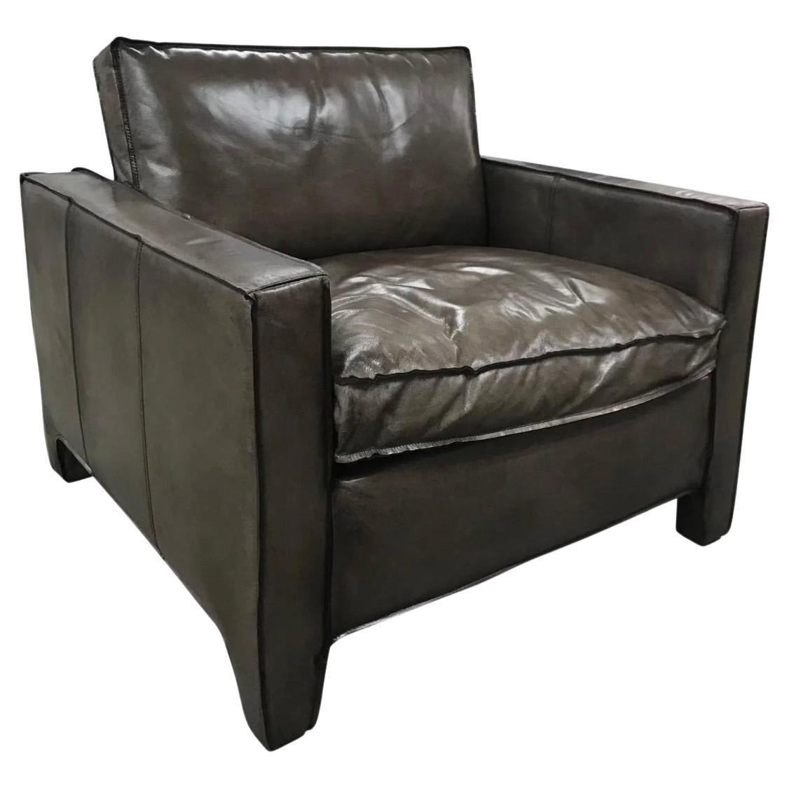 Contemporary Leather Chair For Sale at 1stDibs