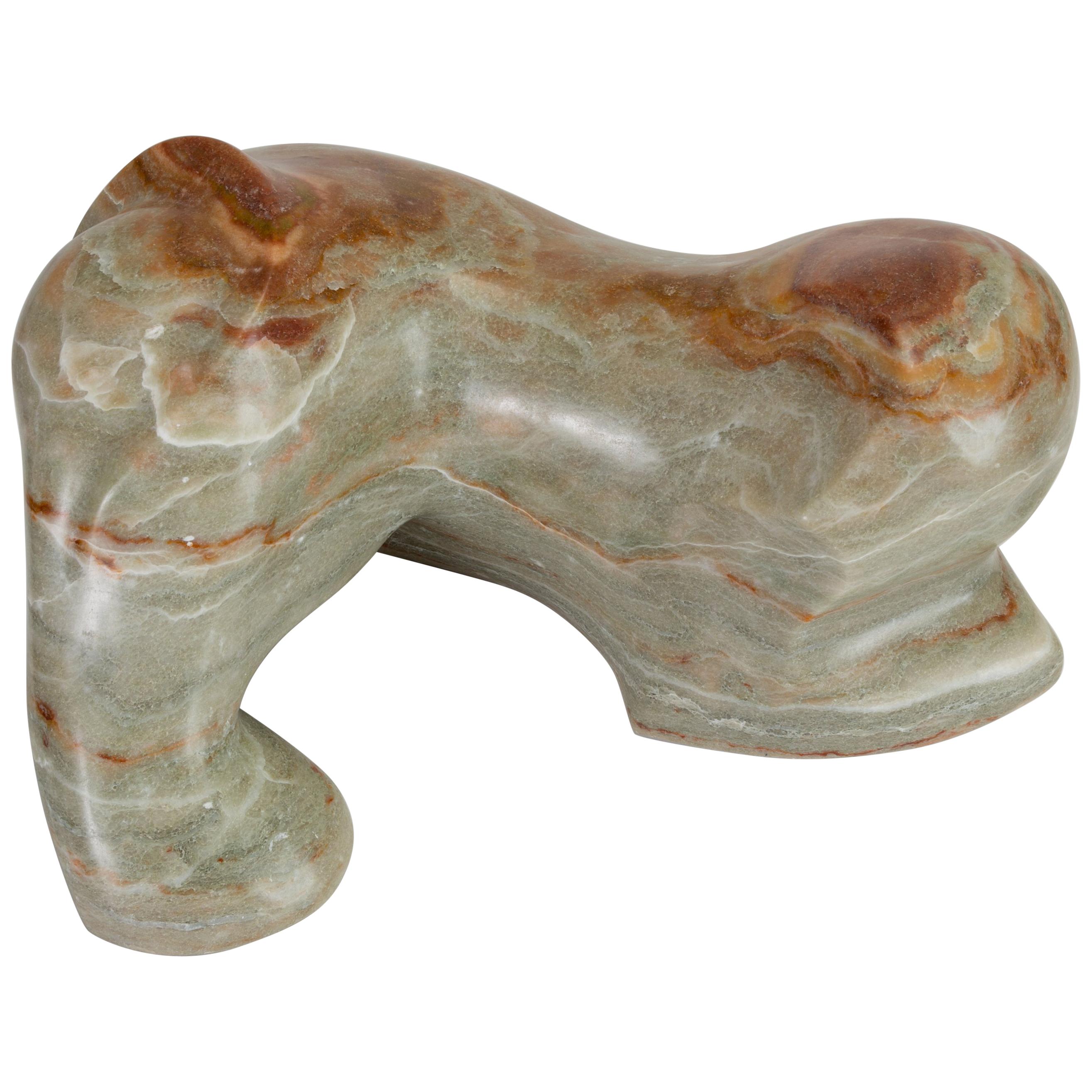 Gray Marble Animal Figure