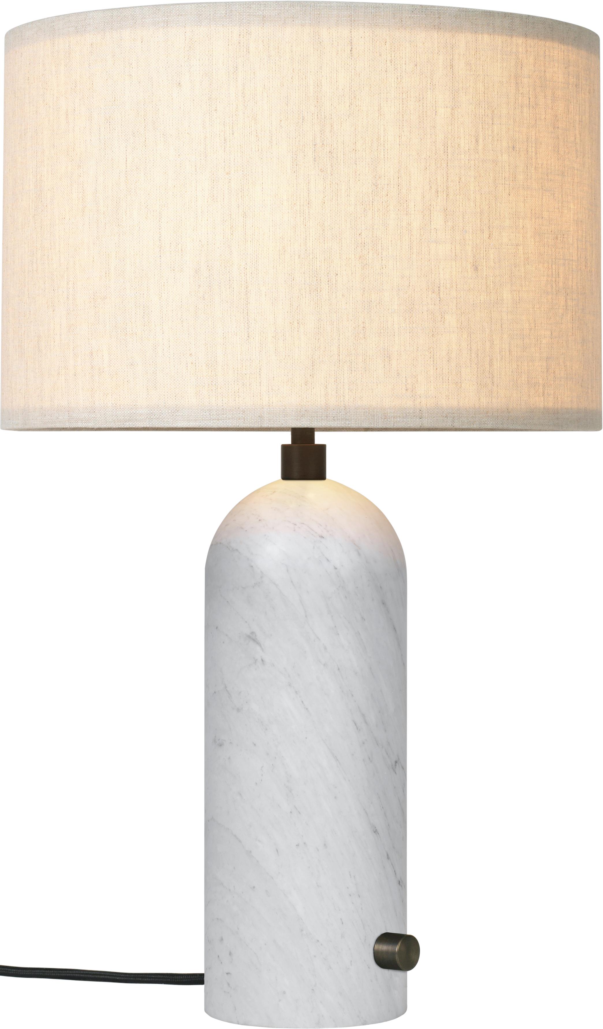 Large 'Gravity' Marble Table Lamp by Space Copenhagen for Gubi in Grey For Sale 2