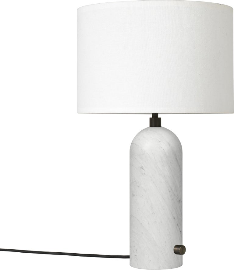 Large 'Gravity' Marble Table Lamp by Space Copenhagen for Gubi in Gray For Sale 5
