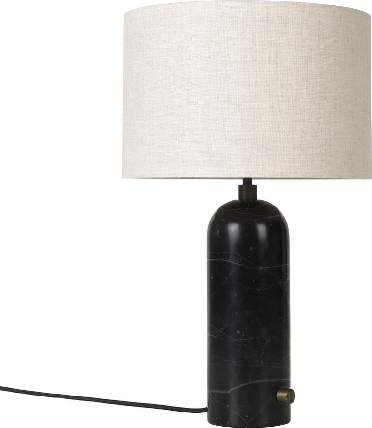 Large 'Gravity' Marble Table Lamp by Space Copenhagen for Gubi in Gray For Sale 8
