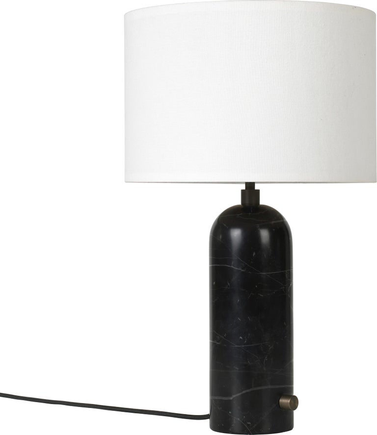 Large 'Gravity' Marble Table Lamp by Space Copenhagen for Gubi in Gray For Sale 11
