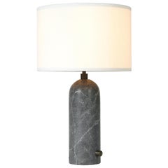 Gray Marble 'Gravity' Table Lamp by Space Copenhagen for Gubi (Large)