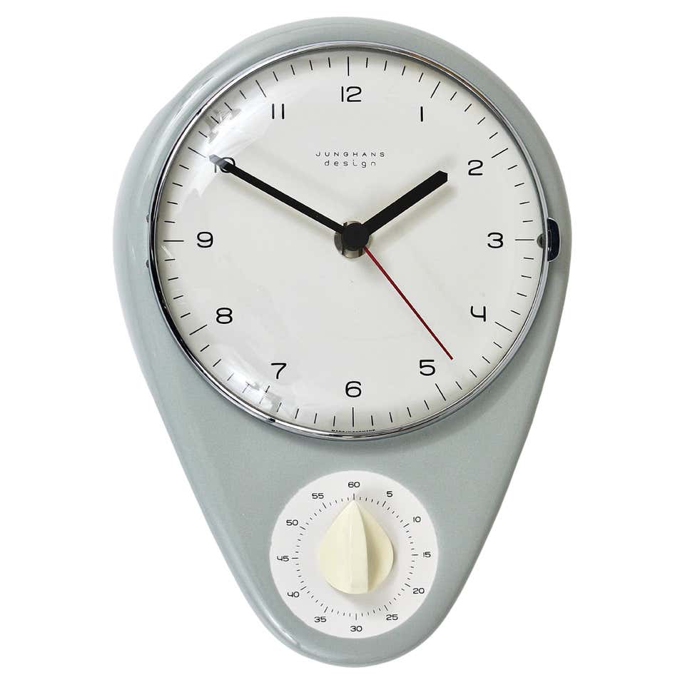 Midcentury Sunburst Junghans Ato-Mat Wall Clock at 1stDibs | junghans ...