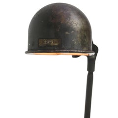 Gray Metal American Vintage Industrial Cast Iron Wall Light by Fostoria