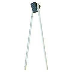 Métal gris et plastique des années 1980  Plafonnier Sistema Flu de R. Bonetto pour Luci