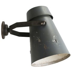 Graue Metall Vintage Industrie Gusseisen Wandlampen Lights