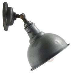 Gray Metal Used Industrial Flush Mount Scones Wall Lights