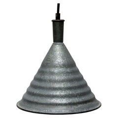 Gray Metal Vintage Industrial Pendant Light