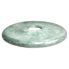 Gray Mint Twirl Bowl by Lenny Stopp