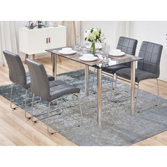 Gray Modern Abstract Design Wool and Silk Hand Knotted Oriental Rug 8'0" x 9'10"
